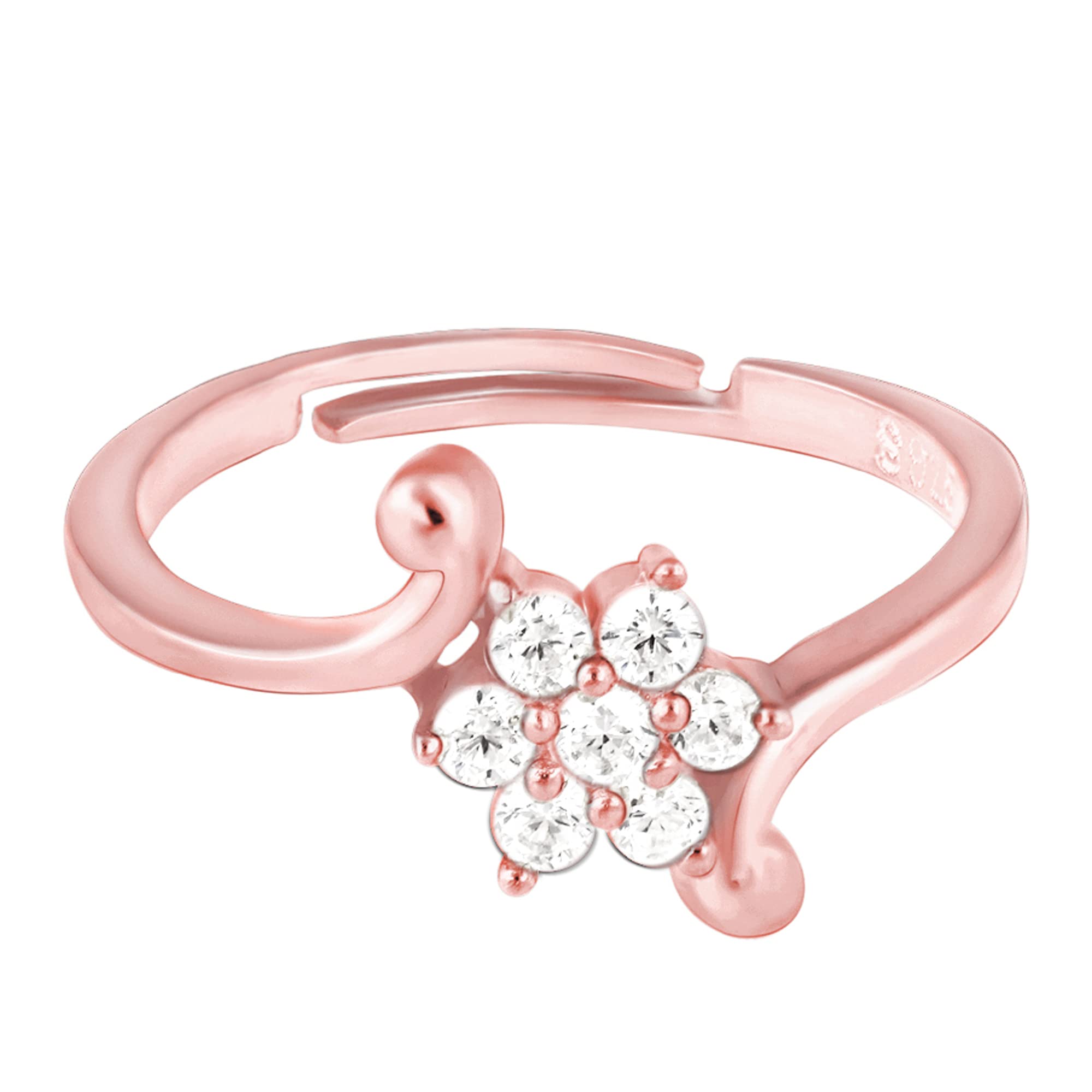 GIVA 925 Silver Rose Gold Snowflake Ring, Adjustable | Gifts for Women and Girls | With Certificate of Authenticity and 925 Stamp | 6 Month Warranty* (B0BBW3Y45K) Amazon Price History, Amazon Price Tracker