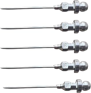 kloorou Grease Injector Needle,Bearing Grease Injector Needle,Grease Needle Nozzle 5 Pcs