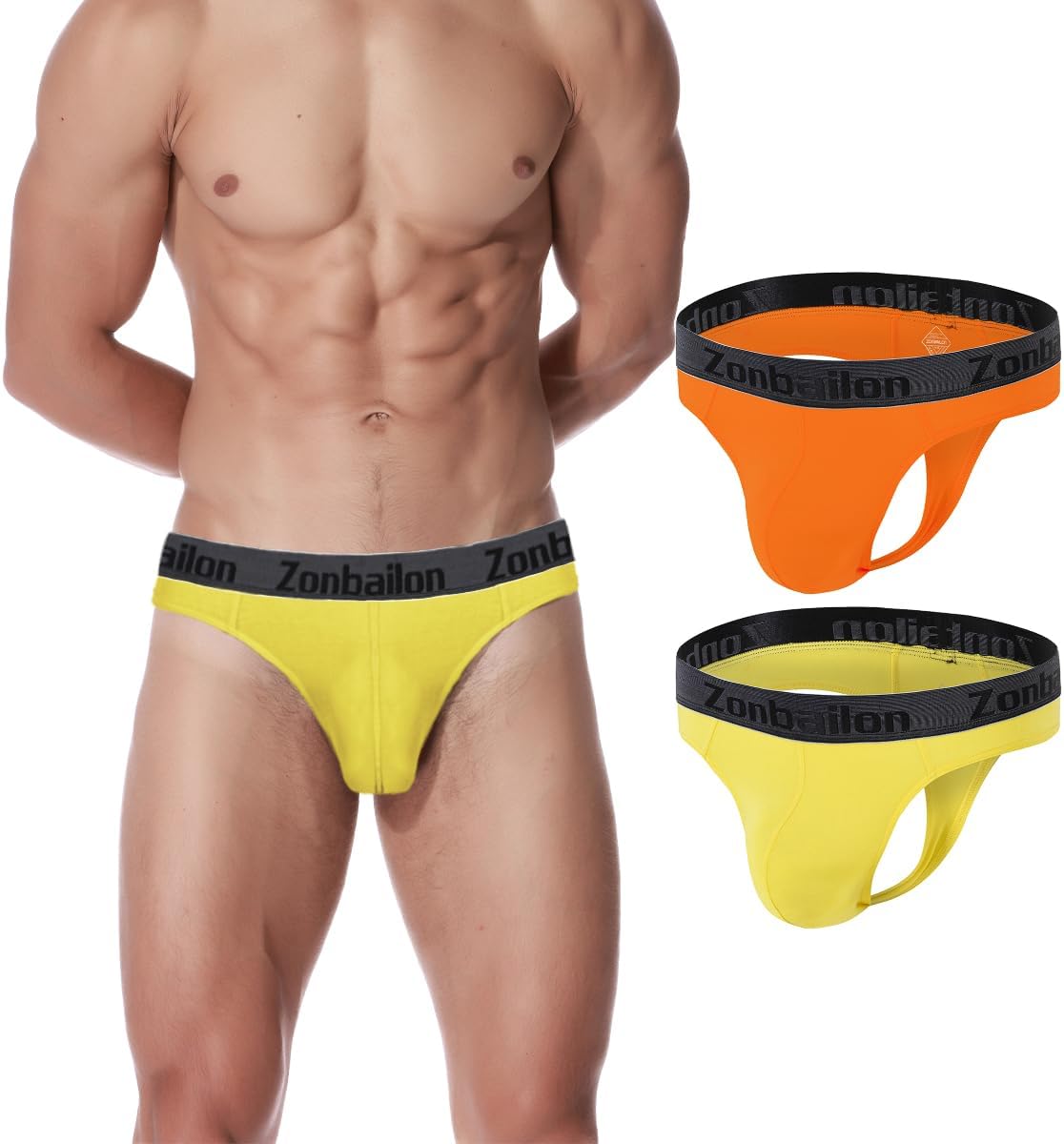 - Mens Pouch Bulge Thong Bamboo Viscose Sexy Wide Waistband G String Soft Underwear