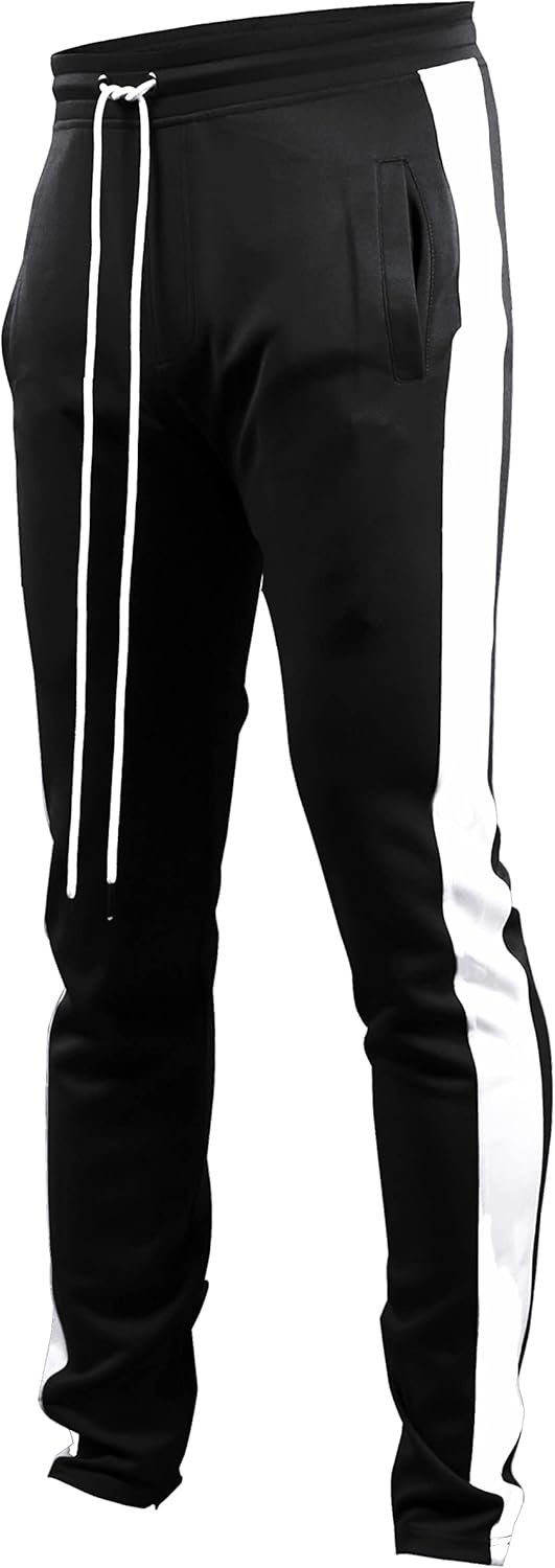 SCREENSHOT Men's Premium Fitness Warm-up Slim Fit Classic Track Pants Winter