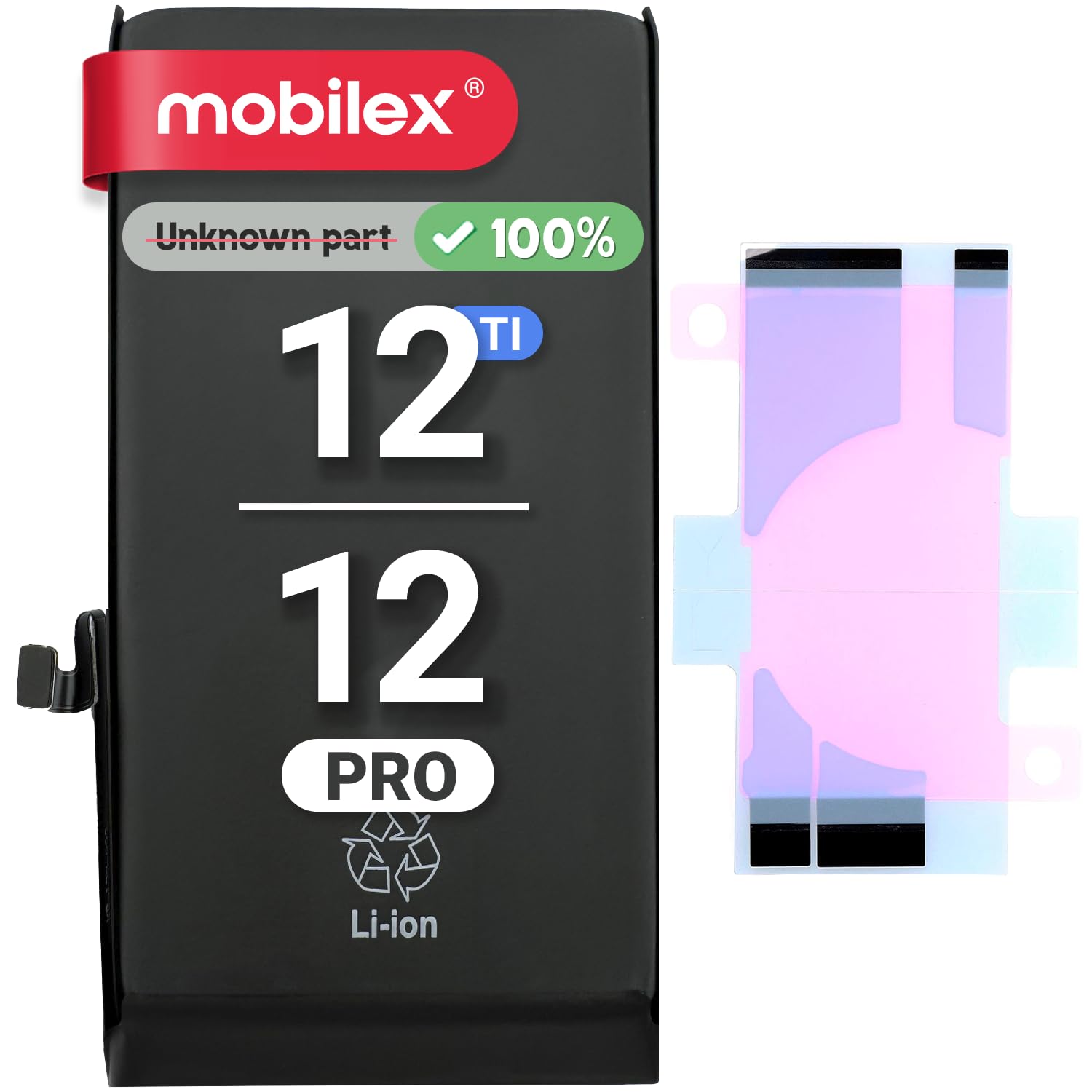 batteria compatibile con iPhone 13 senza messaggio ti chip 3560mah