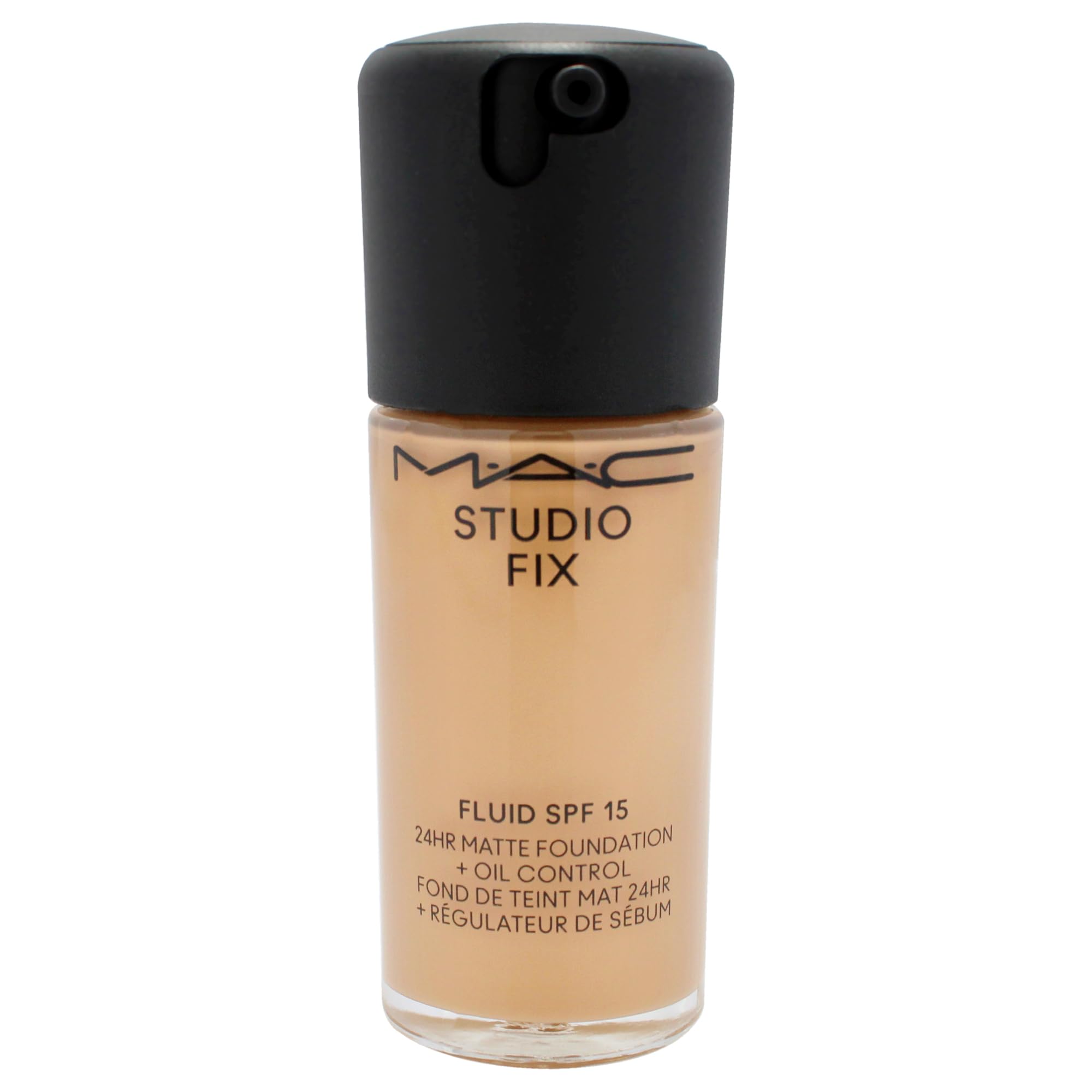 Studio Fix Fluid SPF 15 24Hr Matte Foundation Plus Oil Control - NC40 by MAC for Women - 1 oz Foundation, Cranberry, 30 g (Pack of 1) - Image 2