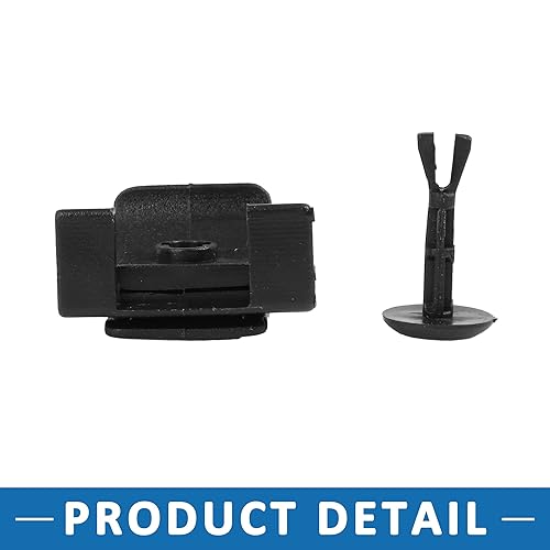 Miniatura 4 de Clip de cubierta de parachoques delantero 53879-58010 remache para Toyota Corolla 2009-2013 negro 5 juegos