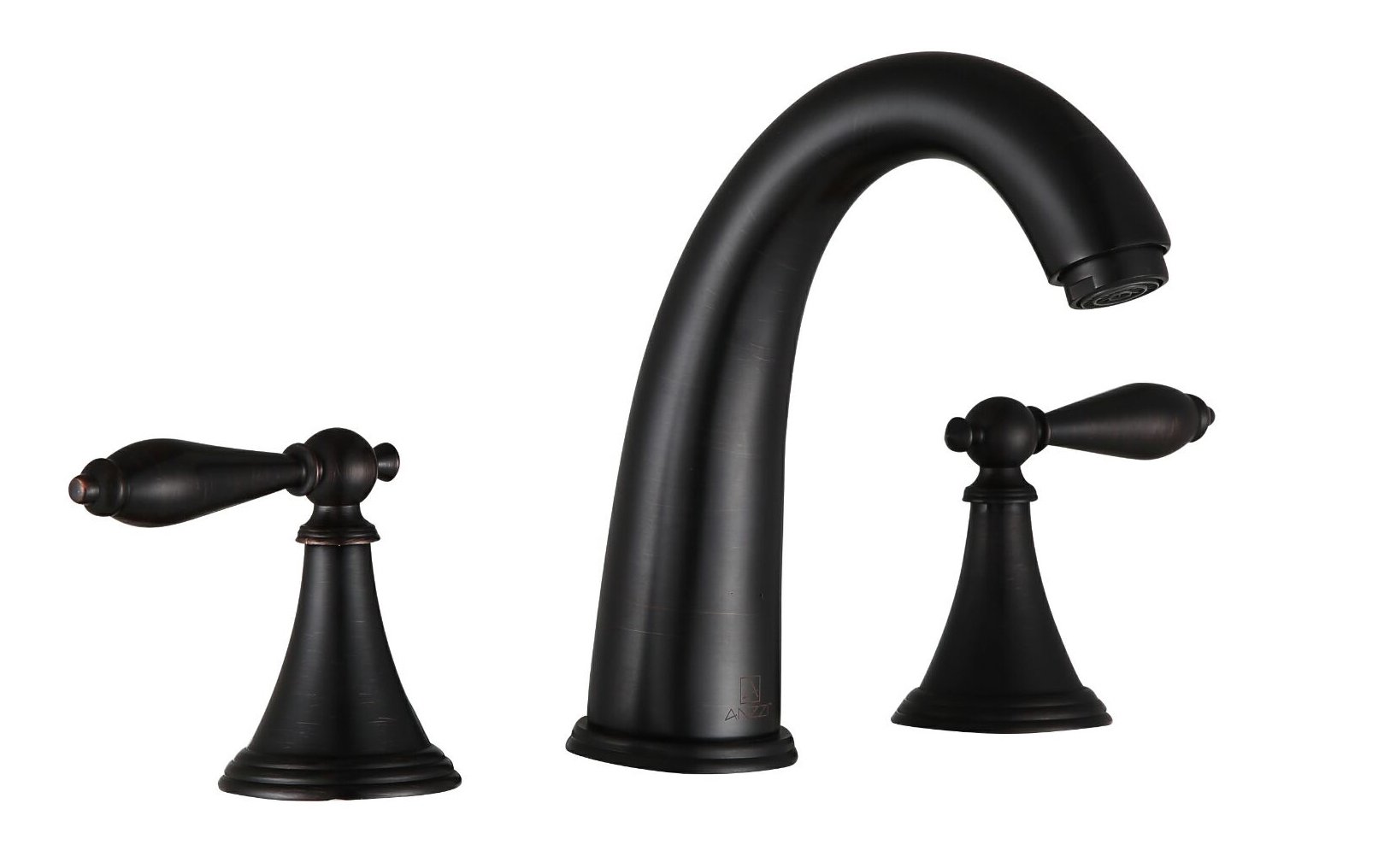 ANZZI8" Widespread 2-Handle Bathroom Faucet - Oil Rubbed Bronze - Queen Series L-AZ185ORB - ANZZI