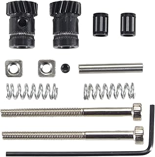 Imdinnogo BCZAMD Prusa-i3 3D Printer Accessories Prusai3 MK2 MK2.5 MK3 MK3S+ Parts Extruder Driving Helical Gear Slant Bearings Dual Steel Pulleys Extrusion Wheel for Mini V1 V2 Sherpa Voro2.4