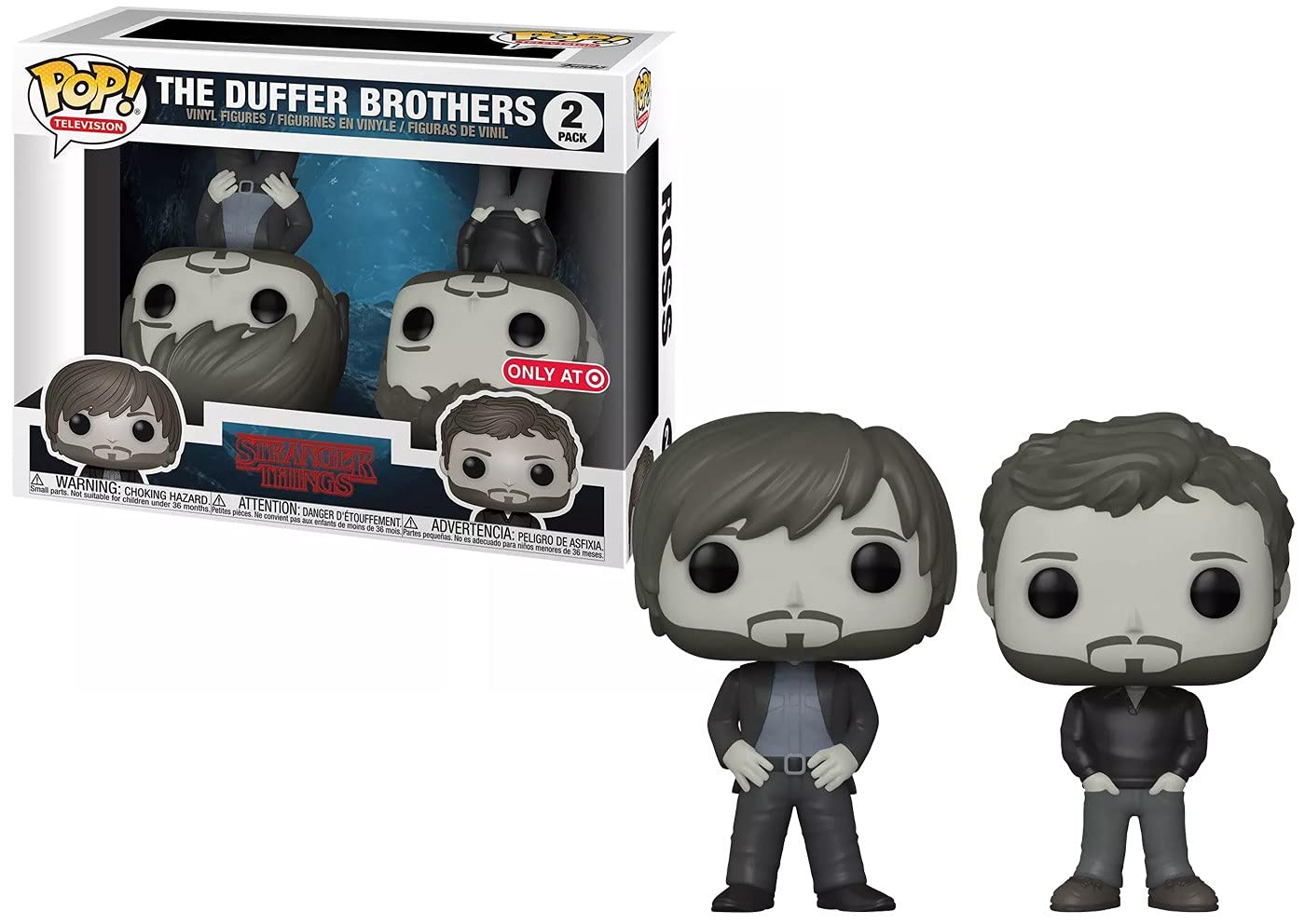 Funko Pop! Television: Stranger Things - The Duffer Brothers (Upside Down) - Target Exclusive Collectible Vinyl Figure - 2 Pack