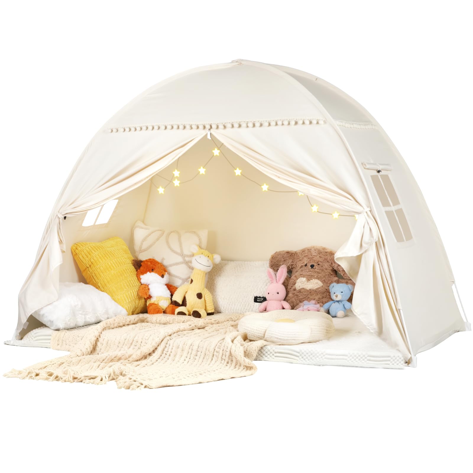 Twin Bunk Bed Tent Canopy for Playhouse (jiangcha)