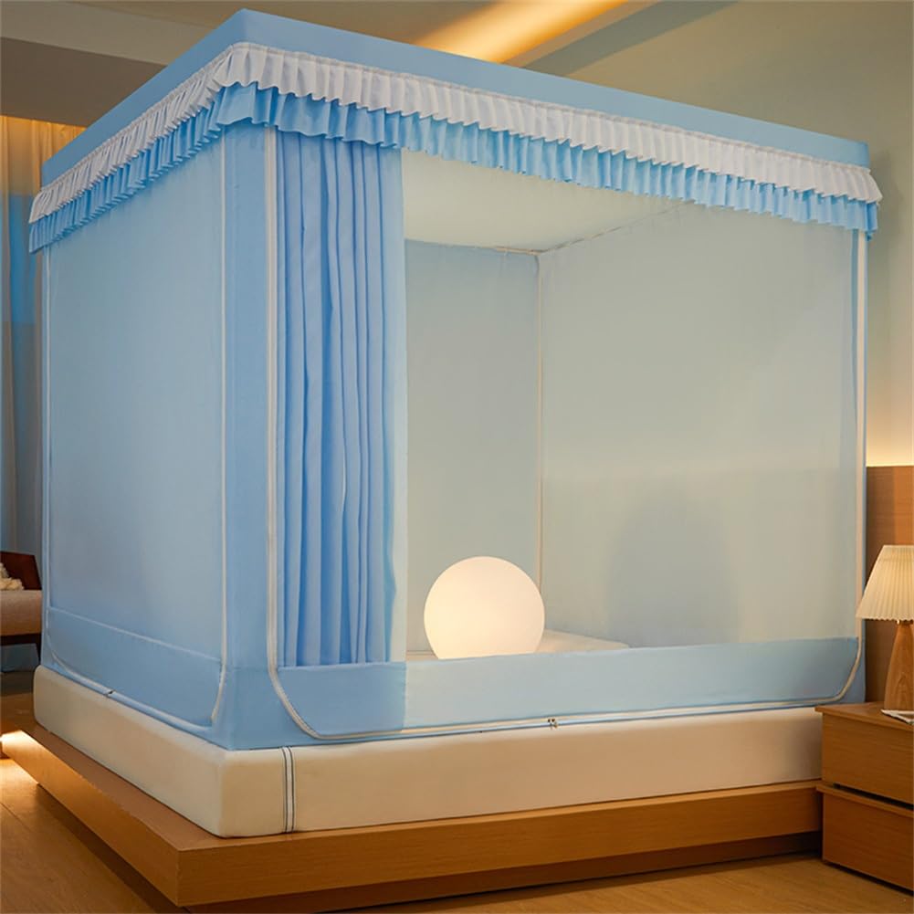 Ciel de lit occultant pour grand lit : la solution contre la lumière et poussière