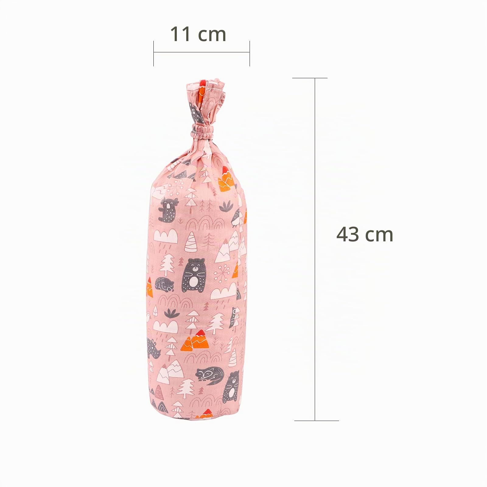 IPENNY Pillow de Bébé Oreiller de Sommeil Latéral Oreiller de Confort de Sommeil de Bébé Oreiller Anti-Retournement de Nouveau-né de Sarrasin Oreiller Fixe pour Enfants 36cm