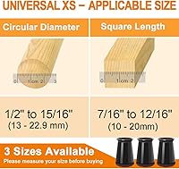 Vista 37 de 24 protectores de suelo para patas de silla para suelos de madera dura, cubiertas de silicona para proteger suelos de baldosas de madera, parte
