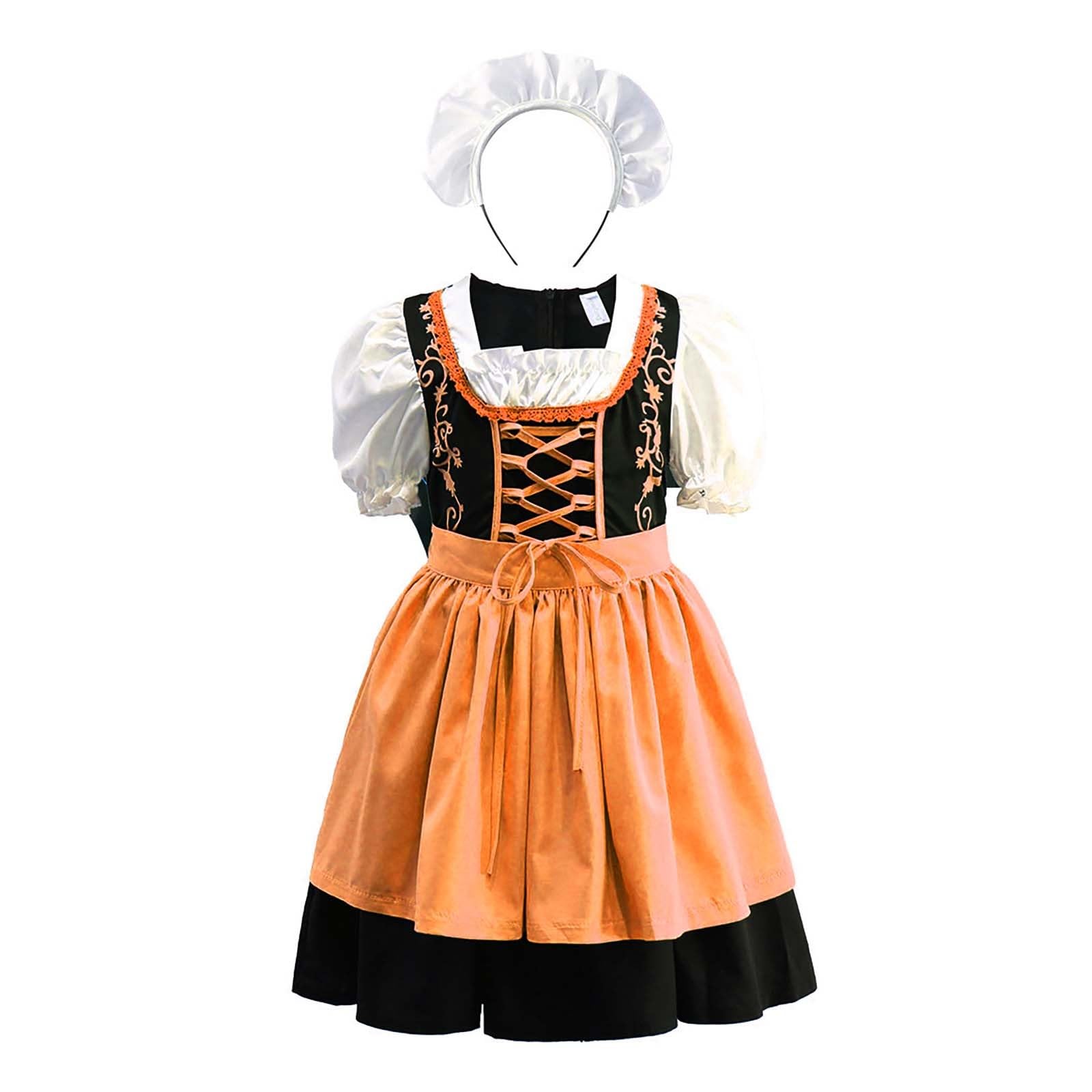 Vestido tirolés para niñas, vestido de fiesta para fiestas