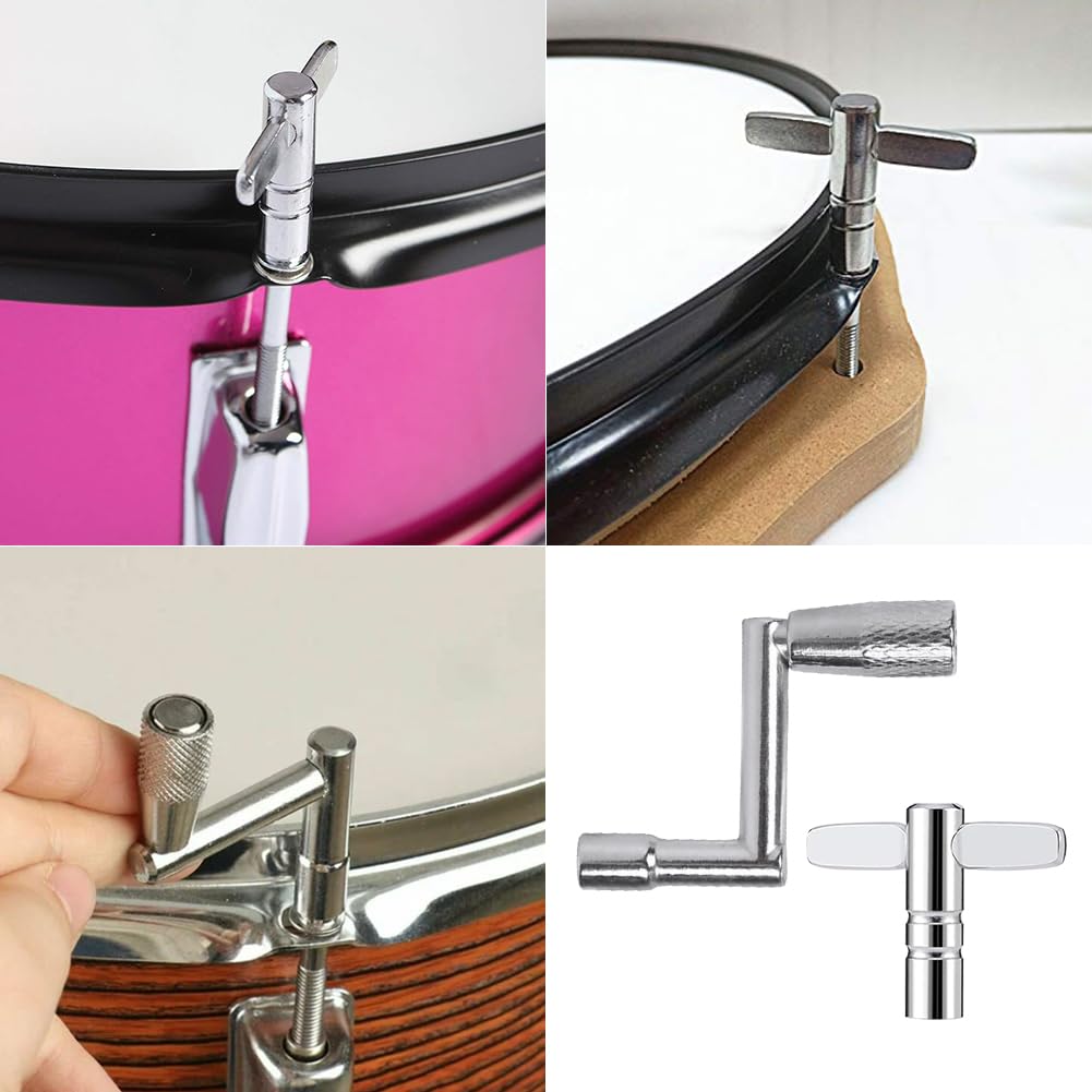 Clés De Batterie, Clé D'accordage de Batterie, Accessoires de Réglage de Tambour, Clé D'Accordage, Clés De Réglage De Batterie, Accessoires de Réglage de Tambour, Clés De Tembour Universelles, 4 PCS