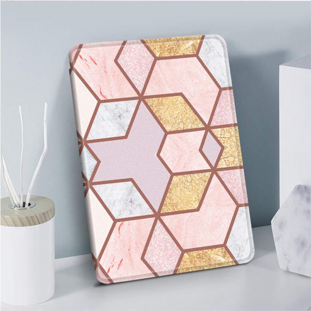 Custodia Protettiva Slimshell per Tutti i Nuovi Kindle 6 Pollici (11a Generazione, Versione 2022), Non Si Adatta a Kindle Paperwhite e Kindle 2019, astrazione Geometrica in Lamina d'oro