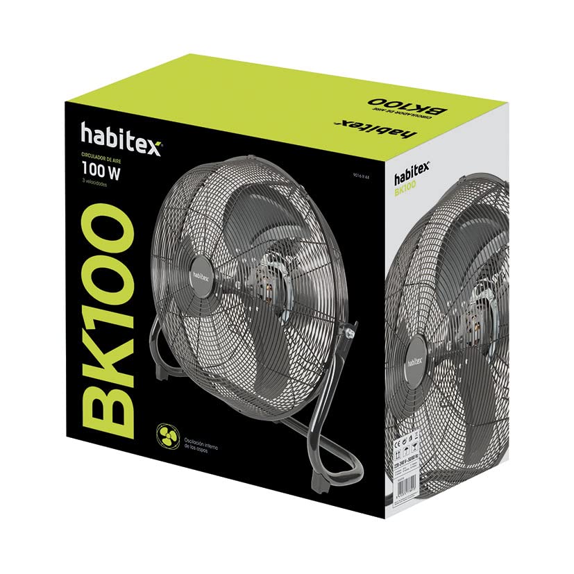 Habitex Circulador Aire.m. bk100.oscil