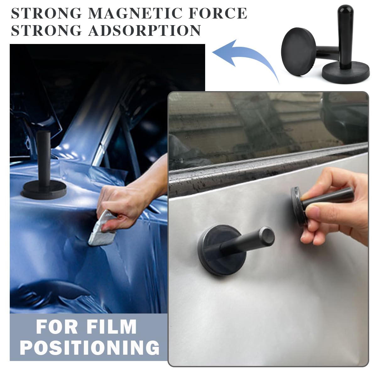 53 Pezzi per Wrapping Auto Set di Strumenti per Pellicola Auto Kit Applicazione Pellicola Nastro Senza Lama 5M, Raschietto, Raclette in Feltro, Nastro in Teflon, Strumenti per Applicazione Pellicola