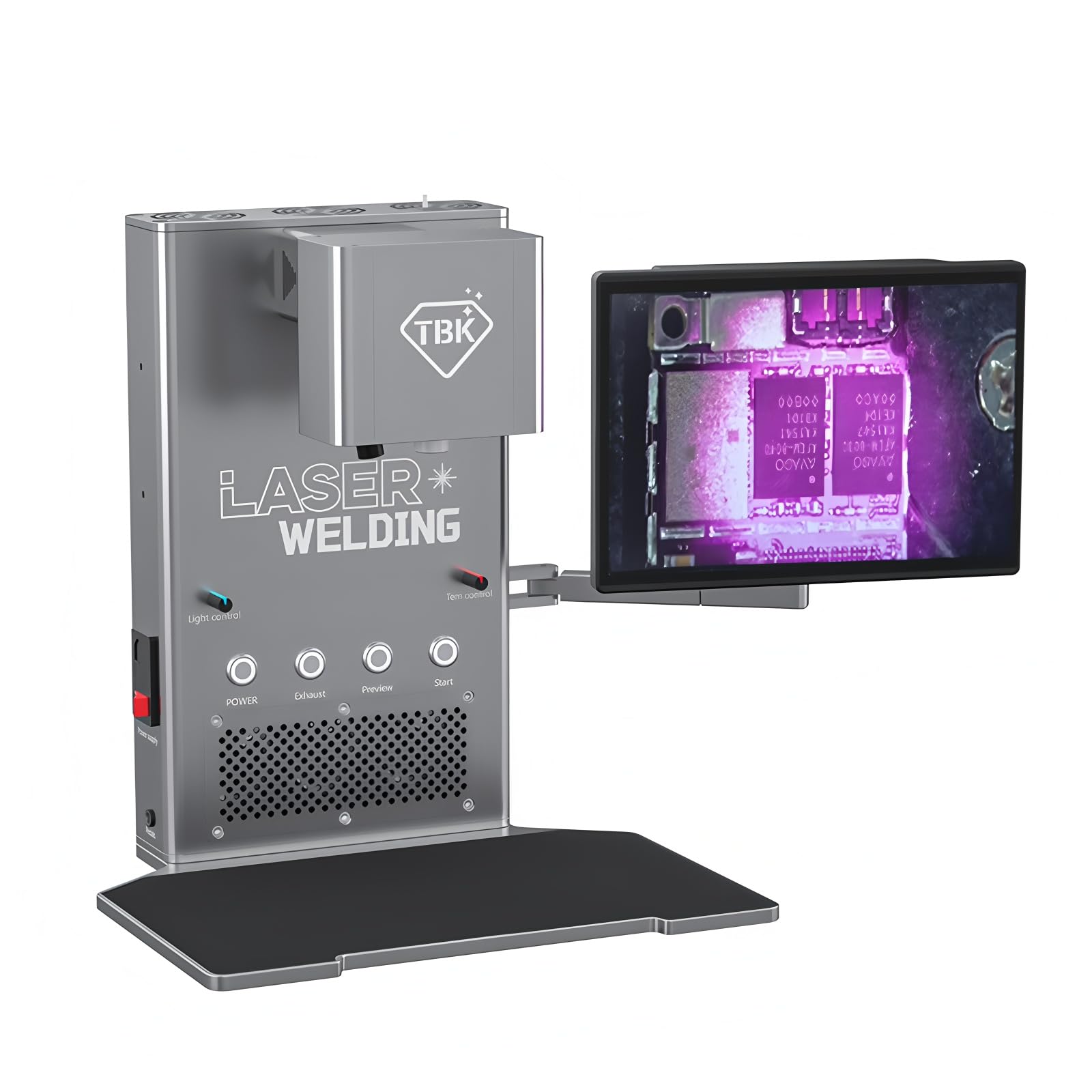 Stazione di saldatura laser con telecamera HD TBK 2205, attrezzatura per micro-saldatura per la manutenzione delle schede logiche degli smartphone (TBK 2205)