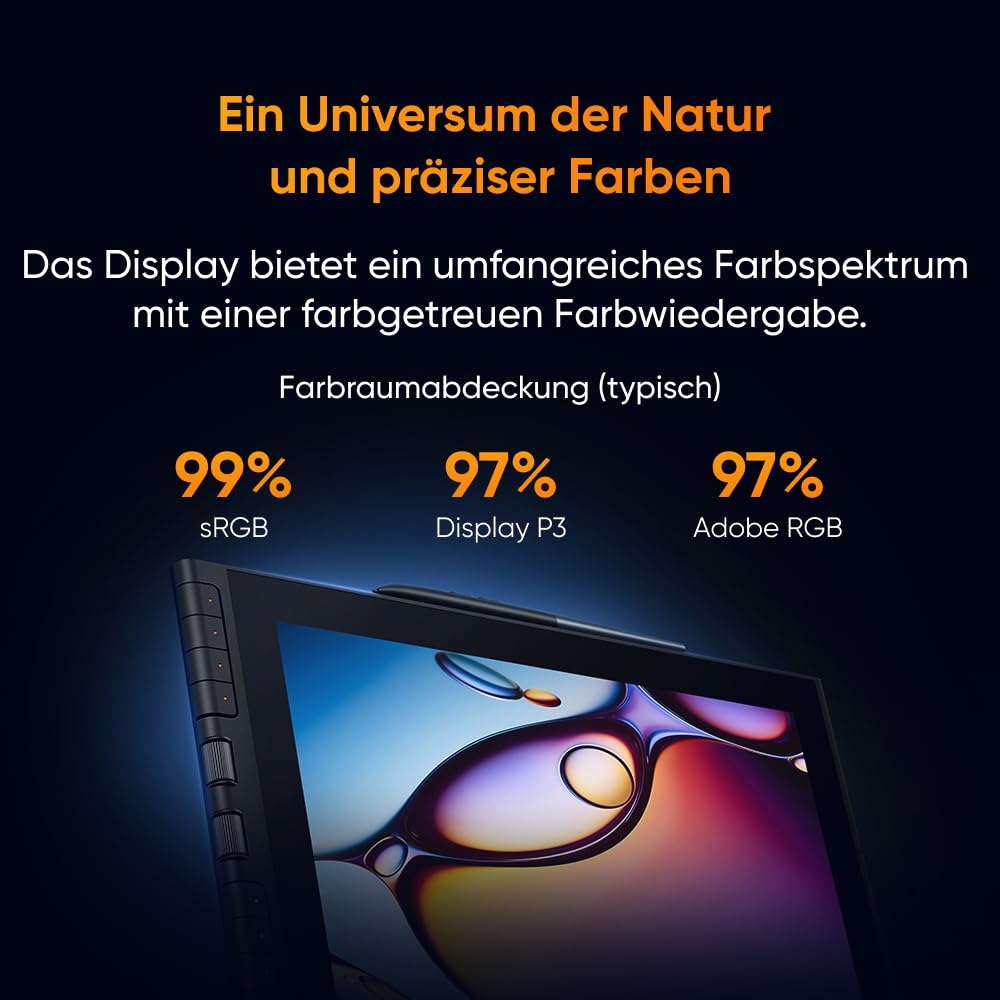 XPPen Artist 12 3rd Zeichentablet mit 11,9 Zoll Display Schwarz | X4 Smart Chip Stift, 16384 Druckstufen, X-Dial Shortcut, Ideal für Anfänger