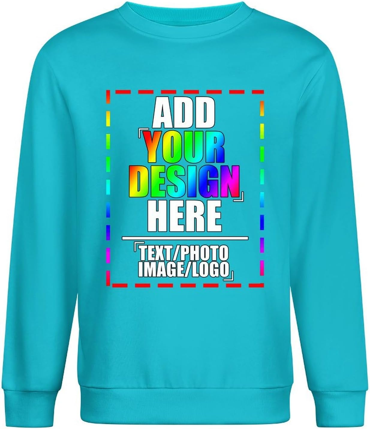 Custom Sweatshirt for Men Design Your Own Personalized with Text Photo Logo Adult Pullover Hoodie Unisex Crewneck