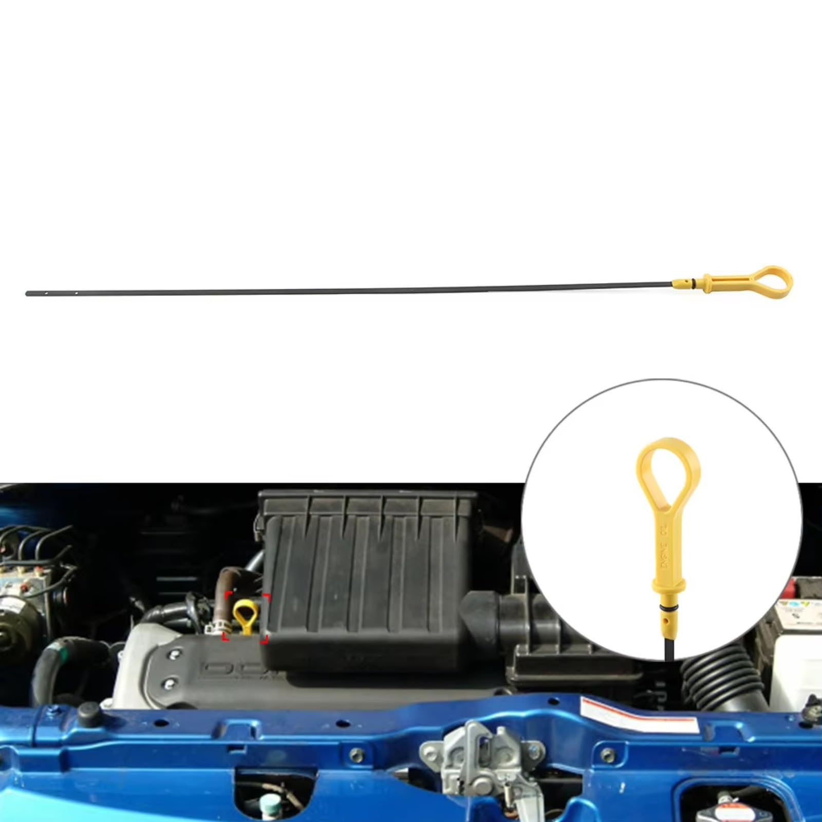 Astina di Livello Olio Motore Compatibile con Suzuki Grand Vitara Jb416 Jtd74v 2005 2006 2007 2008 Astina di Livello Olio Motore per Auto OEM: 1691069G01
