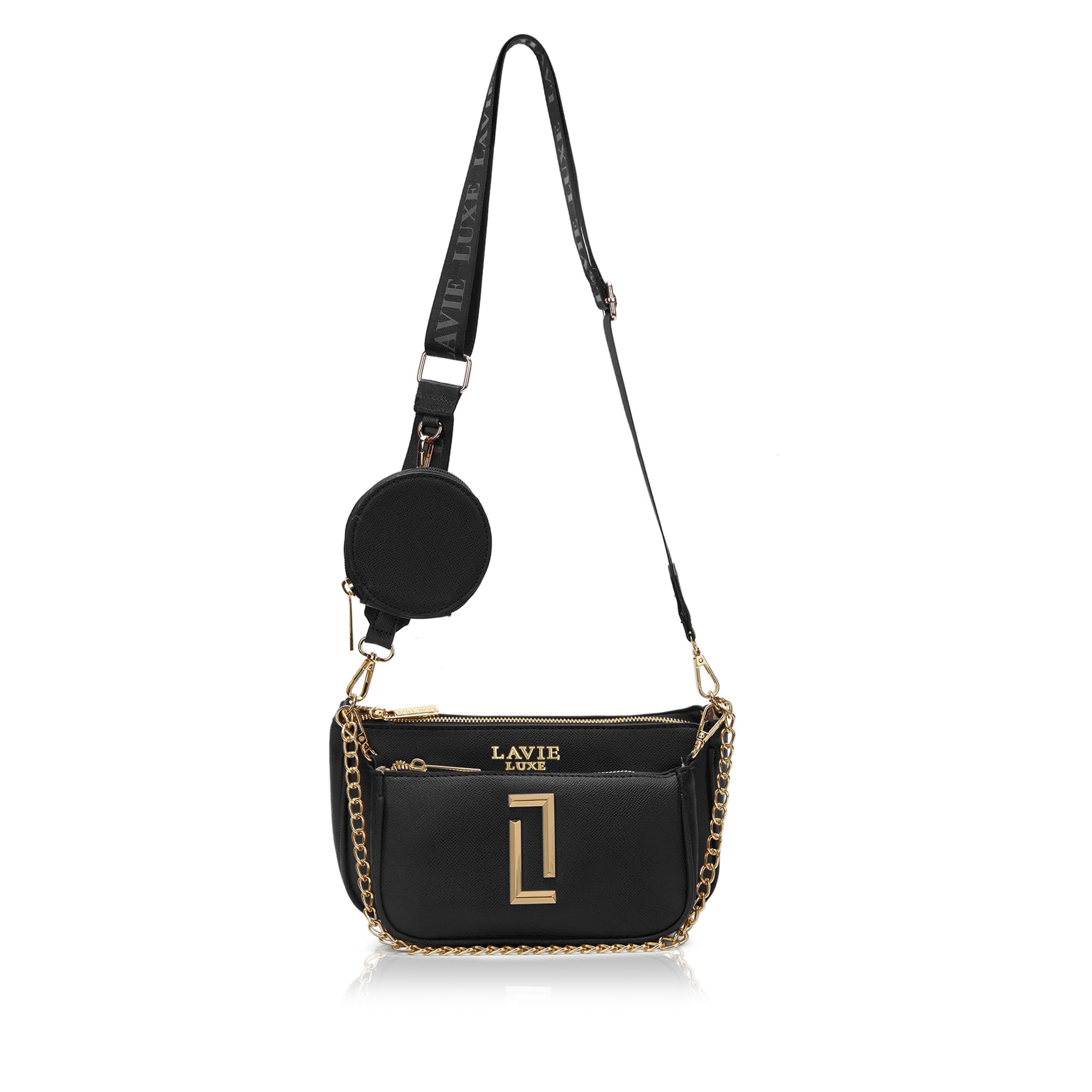 Women's Duo Chunk 3 Piece Crossbody Box Sling Bag | Ladies Purse Handbag | Gift for Women-image-31