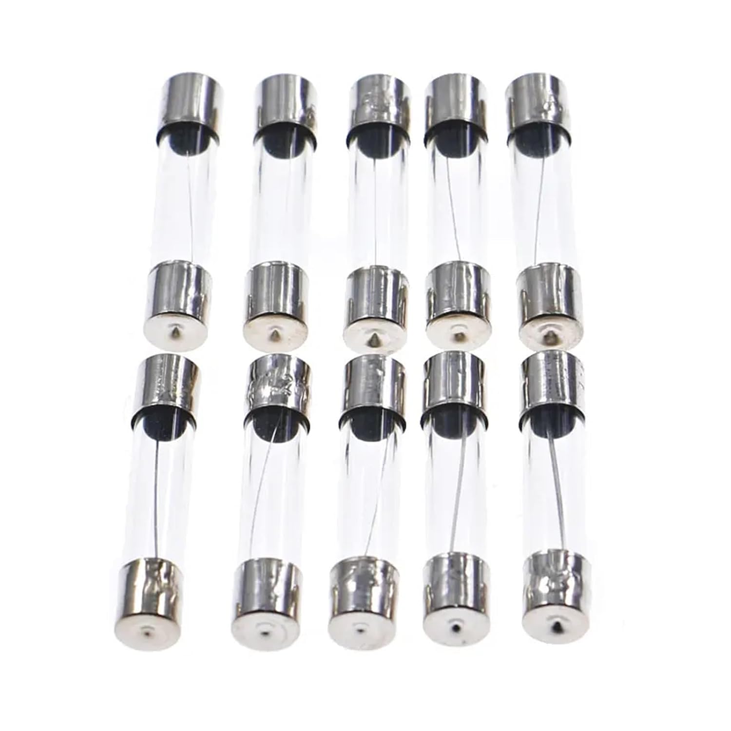 Car Fuses Assortment Kit 250pcs 5x20mm Guick Blown Glass Tube Fuse Assorted Sets Quick Fuses Mix Kit Box 1A-20A