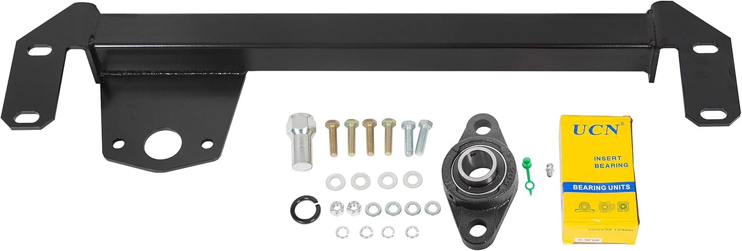 ECOTRIC Steering Gear Box Stabilizer Bar Compatible with 1994-2002 Dodge Ram 1500 2500 3500 4WD 4×4 Replace Number for #1032004