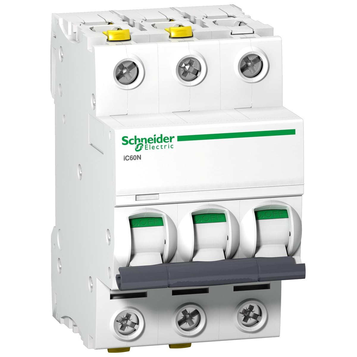 Schneider Electric Disyuntor Acti9 iC60N, 3 Pines, 40 A, B-característica, 6 kA, 10 kA, número de artículo A9F03340
