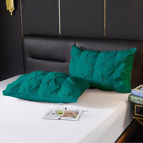 Miniatura 5 de Almohadas de cama cálidas y suaves para dormir, tamaño Queen, mullidas y súper suaves de lujo, relleno de plumón suave de alta calidad para