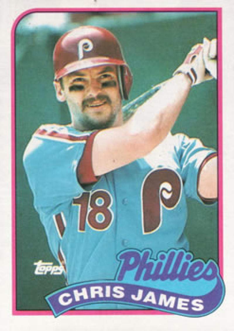 Amazon.com: 1989 Topps Baseball #298 Chris James Philadelphia