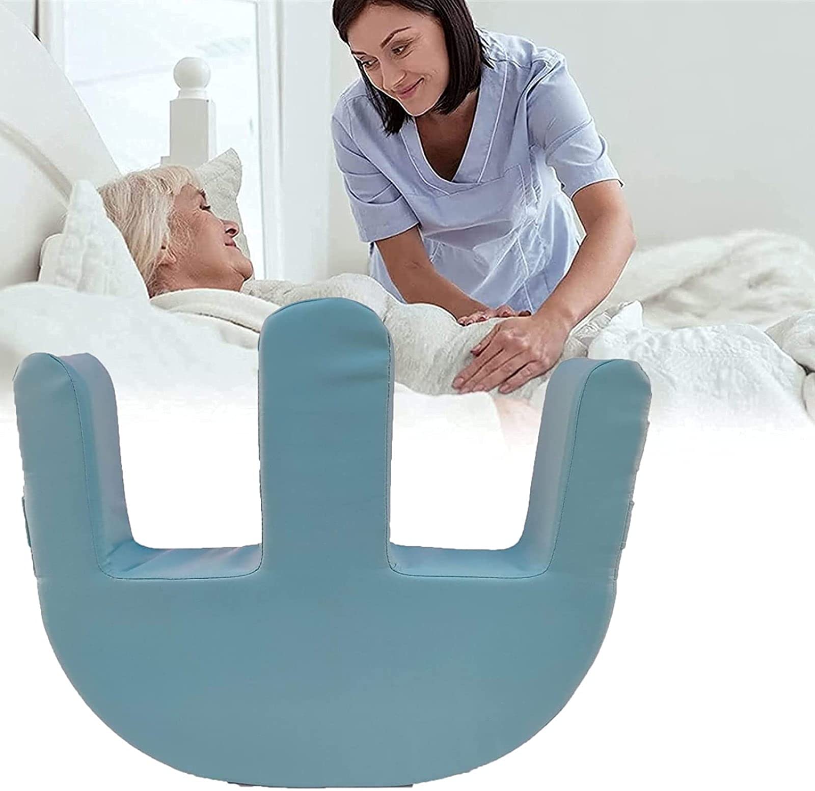 CZCZ Turning Device for Bedridden Patients,Anti-bedsore Nursing Pad Leg Positioner Pillows Turn Over Device for Elderly Hemiplegia and the Disabled,Blue