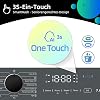 CHiQ Washing Machine 7 kg InverterMotor Energy Efficiency Class A 60 x 46.5 x 84 cm Large Door Eco Speed Wash Auto Clean Child Lock 1200 rpm Washer Gray CW07123863AX [Energy Class A]