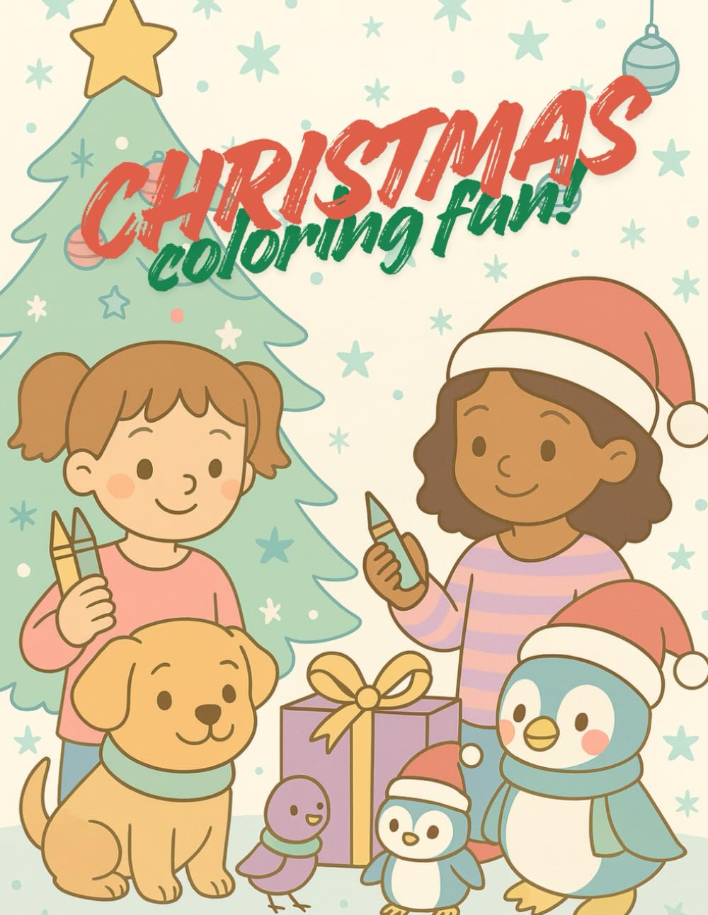 Christmas Coloring Fun!: Joyful Holiday Coloring for Kids Ages 4-10