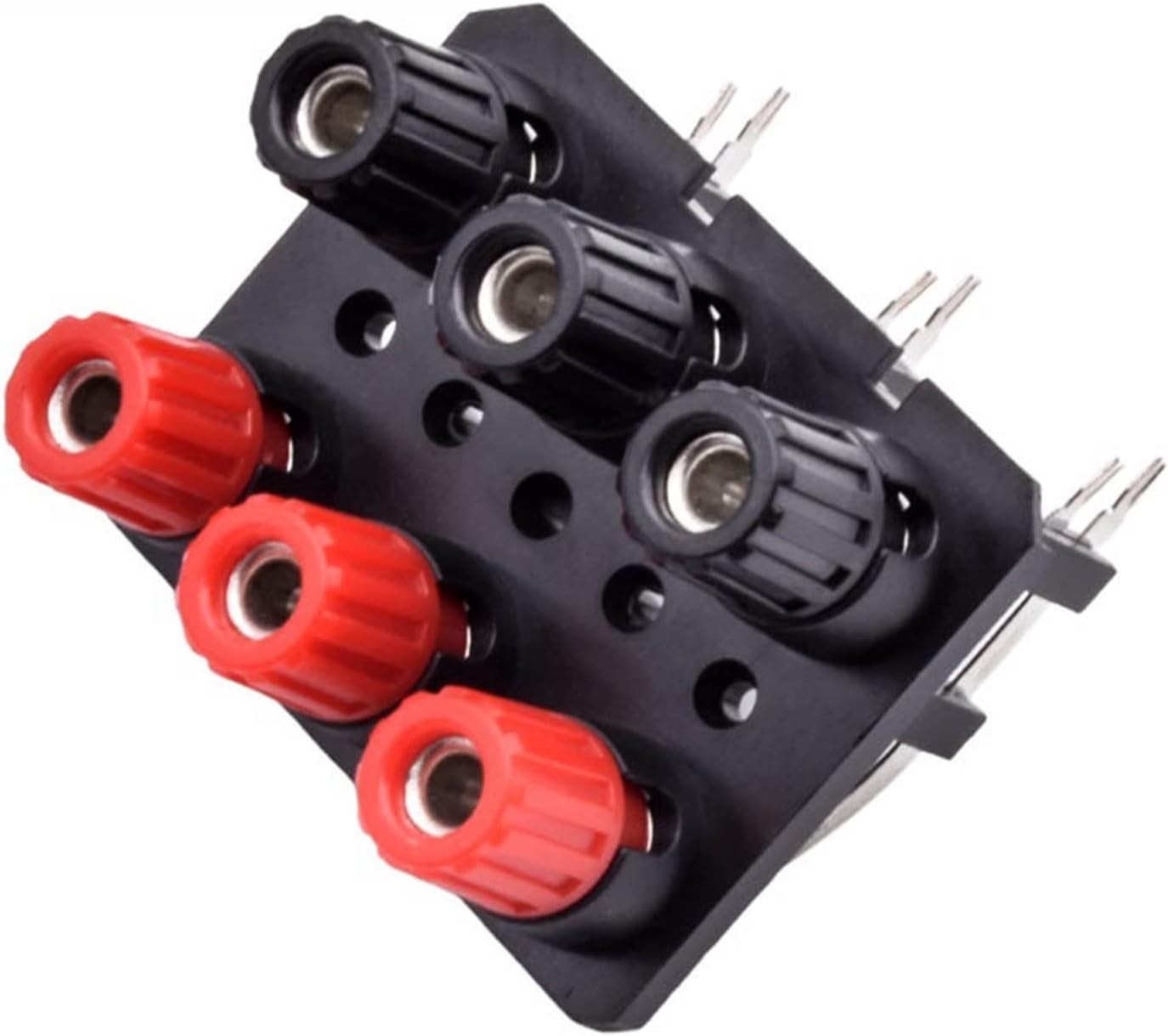 Amazon.co.jp ACICS 1ピン2 4 6位置ベンドピン外部オーディオジャックスピーカーアンプバナナプラグ4mmソケットコネクタ