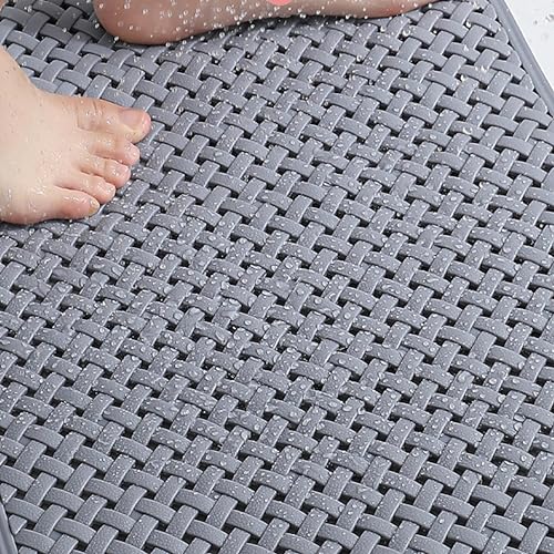 Difenlun X1272 Non-Slip Bathtub Mat With Suction Cups And Drainage Holes, Machine Washable Bathtub Mat, Shower Floor Mat thumb #6