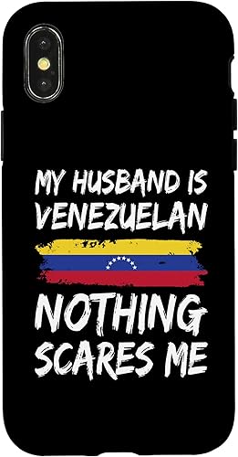 Miniatura 7 de iPhone 11 My Husband Is Venezuelan Nothing Scares Me Venezuela Flag Case