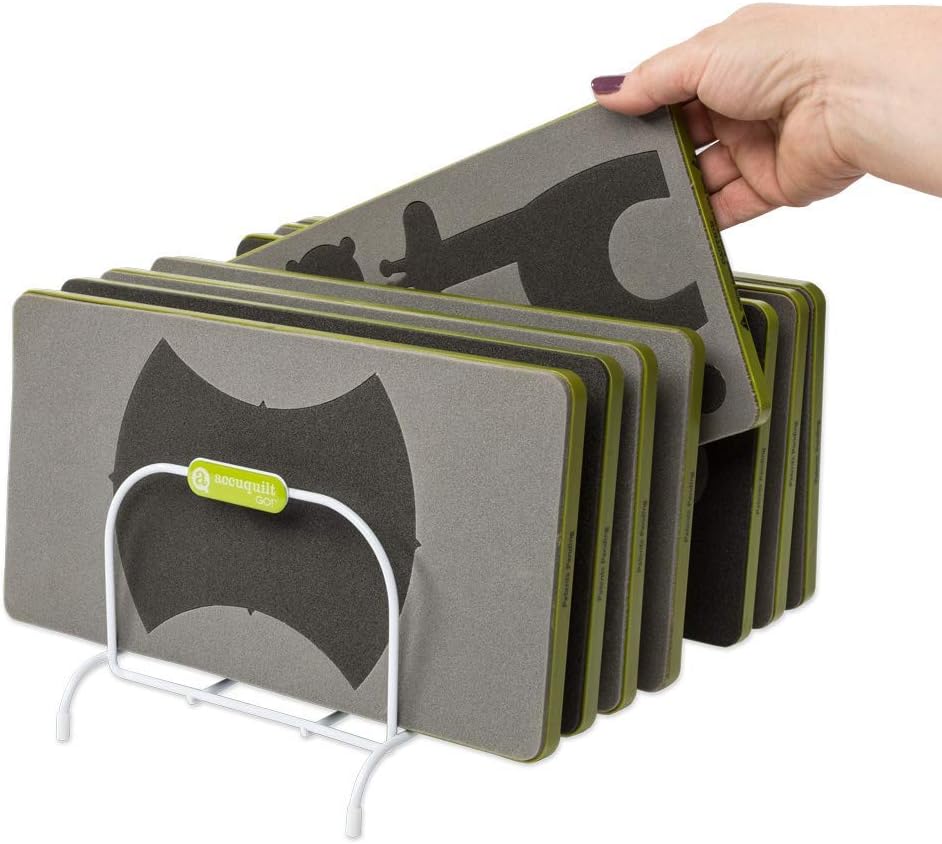 AccuQuilt GO! Die Storage Rack; 6.5x12.5x4.5 inch