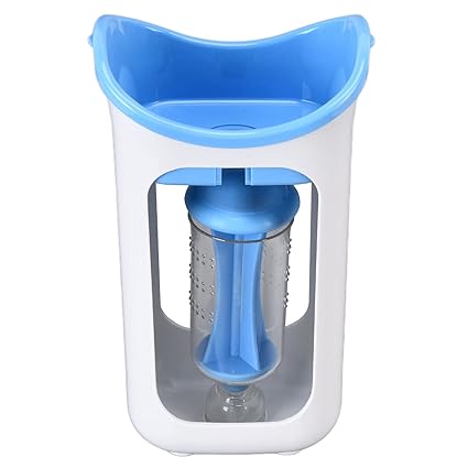 Set of 2 Baby Food Maker, Puree Squeezer Portable Silicone Manual Baby Food Processor for Home for Restaurant for Kitchen(Blue)