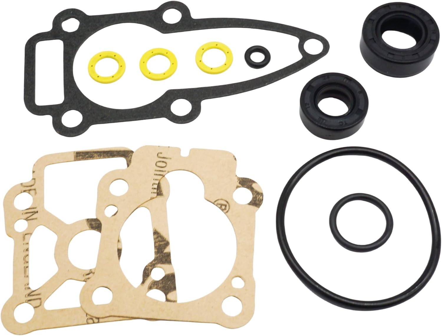 Boat Marine 3B2-87321-0 Lower Unit Gasket Kit for Tohatsu Nissan 8 9.8 HP Outboard Motor Replacement 3B2873210M 3B2873215M