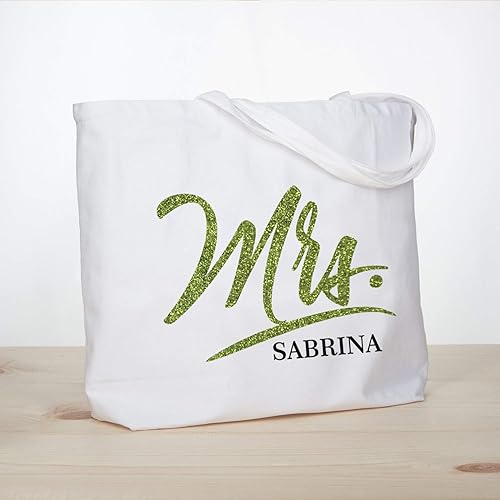 Miniatura 6 de ELEGANTPARK And So the Adventure Begins Wedding Bride Tote Tote de despedida de soltera para regalo de despedida de soltera personalizada, bolsa de