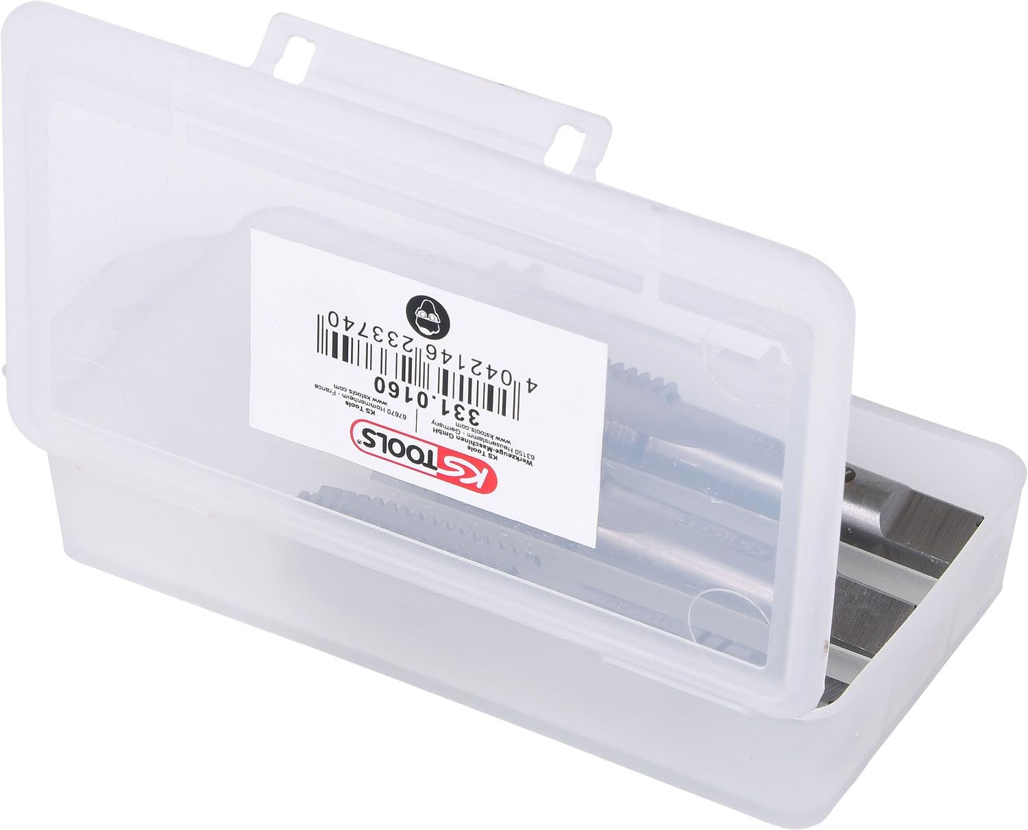 KS TOOLS - 331.0160 - Jeu de 3 tarauds à main HSS, M16 - Résistante aux hydrocarbures, Gris