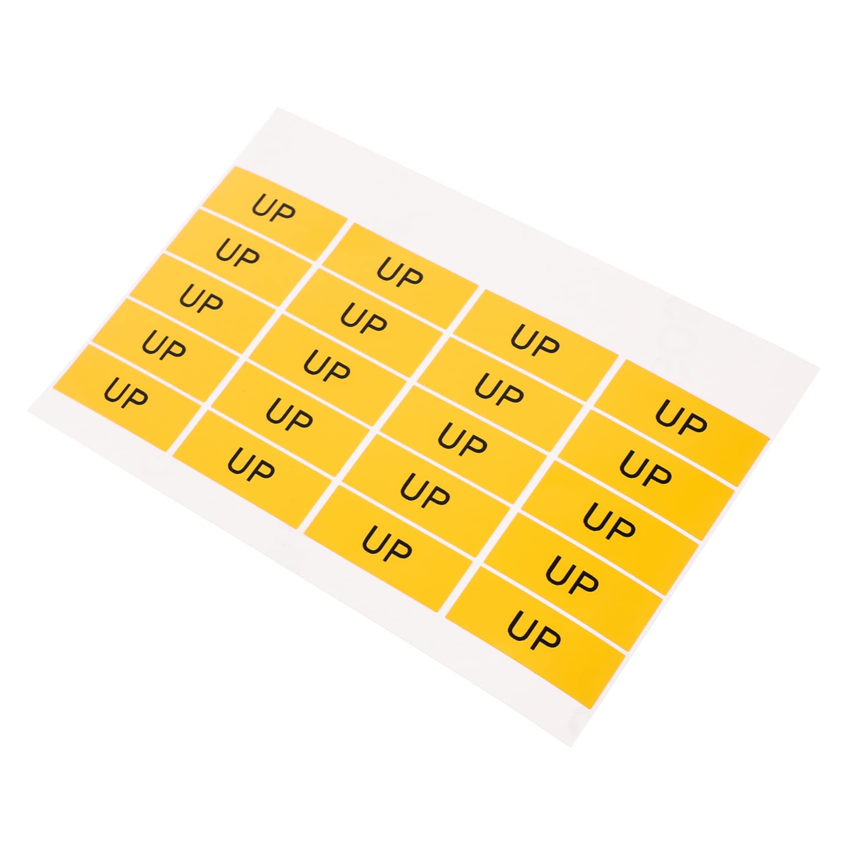 STOBAZA Caution Stickers Set of 20 PVC Sticker Decor for Home Adhesive Light Decal No Shrinkage for Factory Use