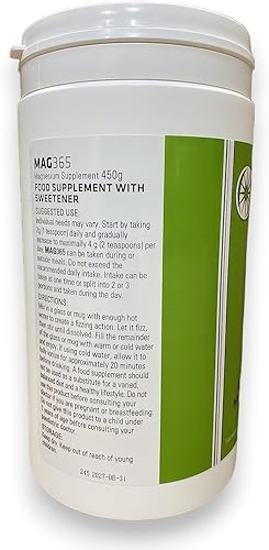 Miniatura 4 de ITL Health MAG365 | Citrato de magnesio iónico | Metabolismo saludable, formación de tejidos y desarrollo óseo | Desarrollar y mantener dientes