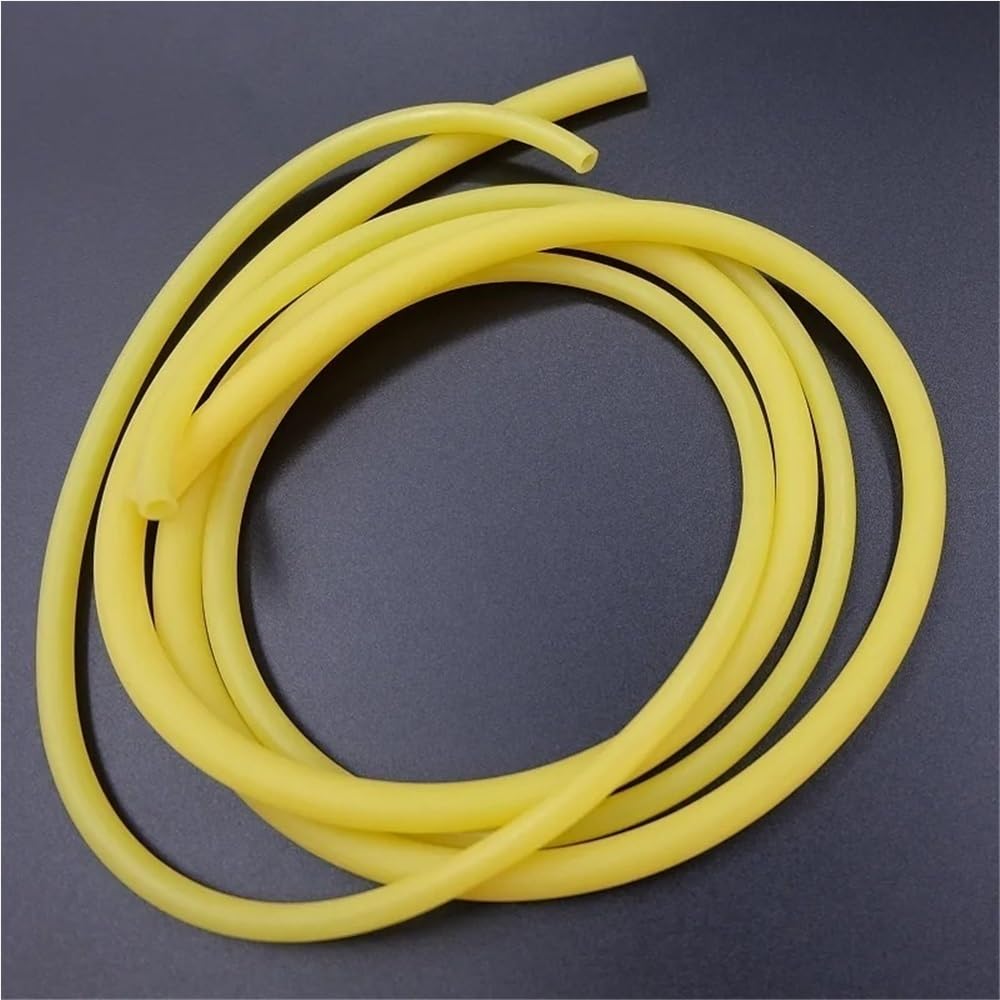 Tubo de goma hueco 5M, 300cm, 1M - Tubo de experimento de laboratorio amarillo flexible for uso eléctrico y de plomería(5metersx15mmx20mm)