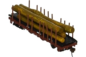 Bachmann ACF 40' Log Car 1906 - 1935 Version N Scale