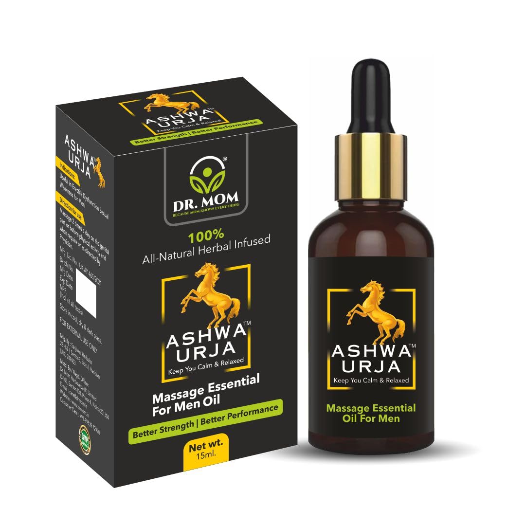 DR. MOM Ayurvedic Mens Massage Oil | Revitalize Energy, Strengthen Muscles, Promote Relaxation - 15 ml (B0CLS8KNKV) Amazon Price History, Amazon Price Tracker
