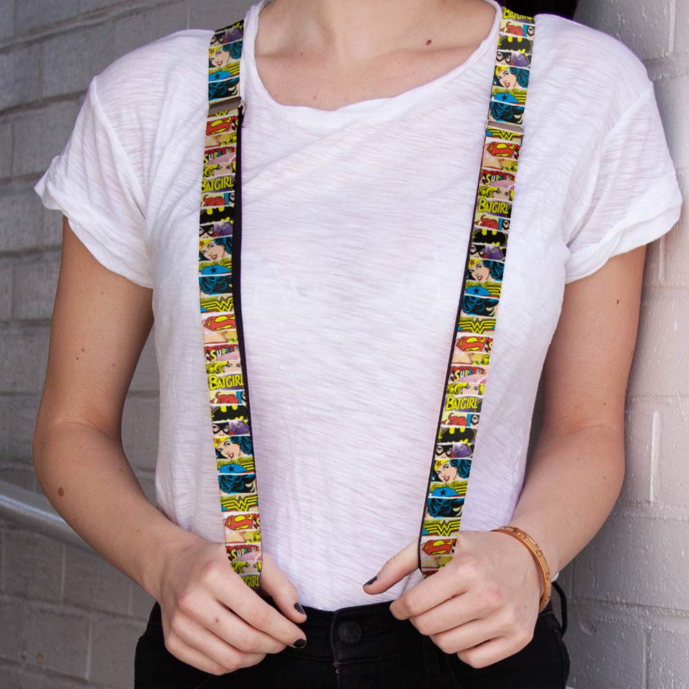 Buckle-Down Suspender - Justice League Girls