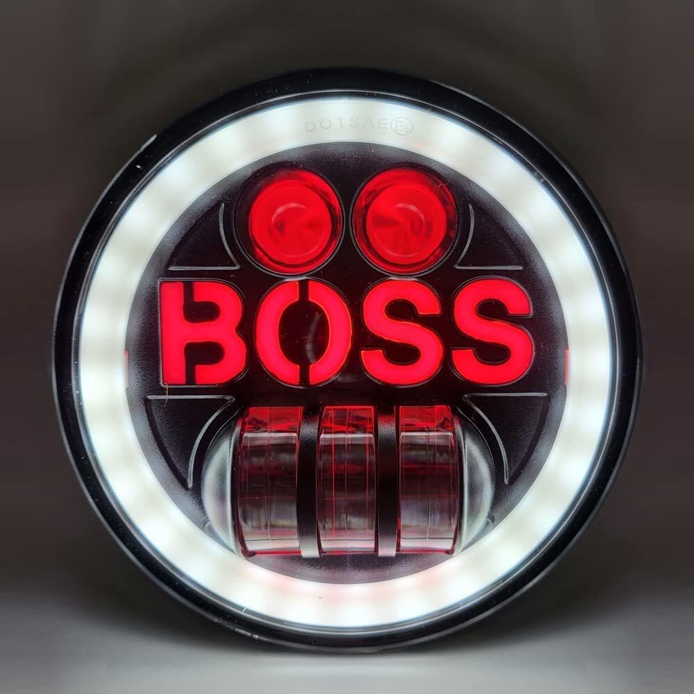 5.75 Inch LED headlight compatible for Avenger all models,RX100,RX135 (BOSS DESIGN) Pack Of 1-image-8
