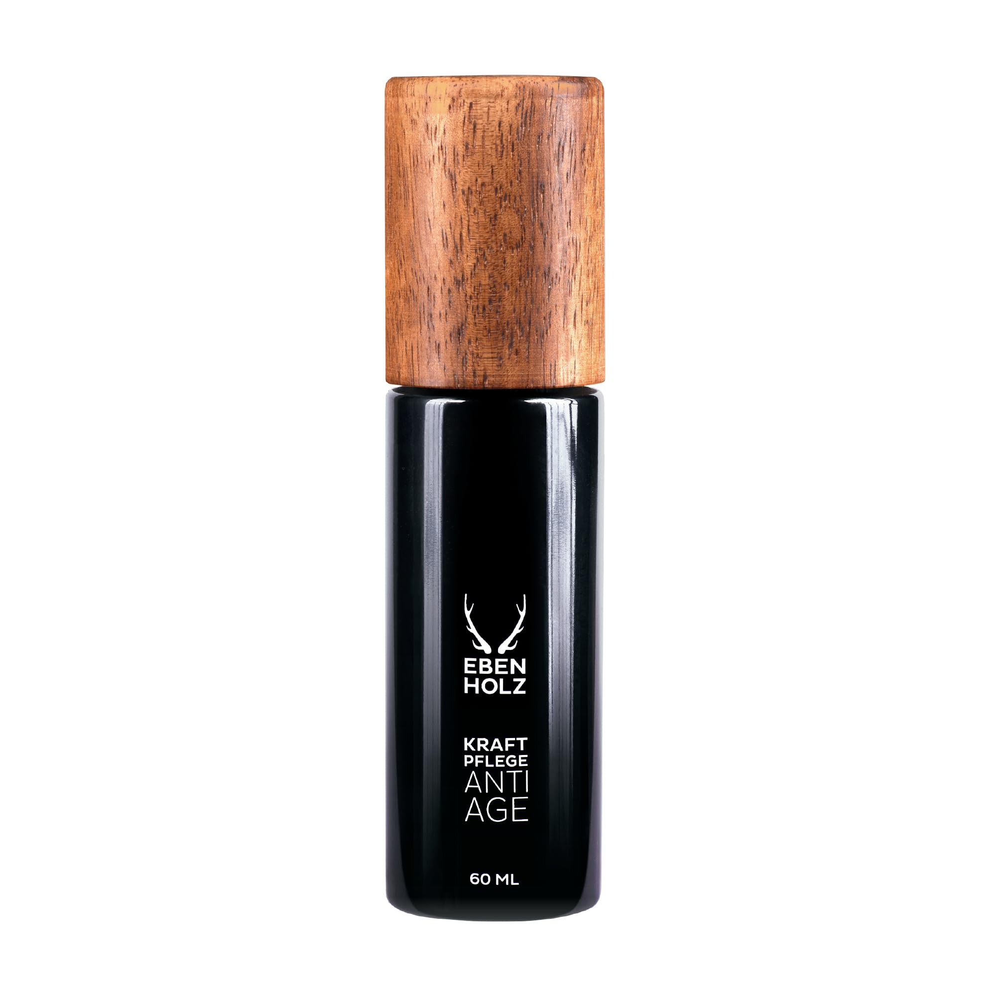 EBENHOLZ skincare Gesichtscreme AntiAge Männer, Hyaluron & Vitamin E, 90 ml | Anti-Age Pflege für Männer mit Hyaluron & Vitamin E. Glättet Linien, stärkt Haut & verfeinert Poren.