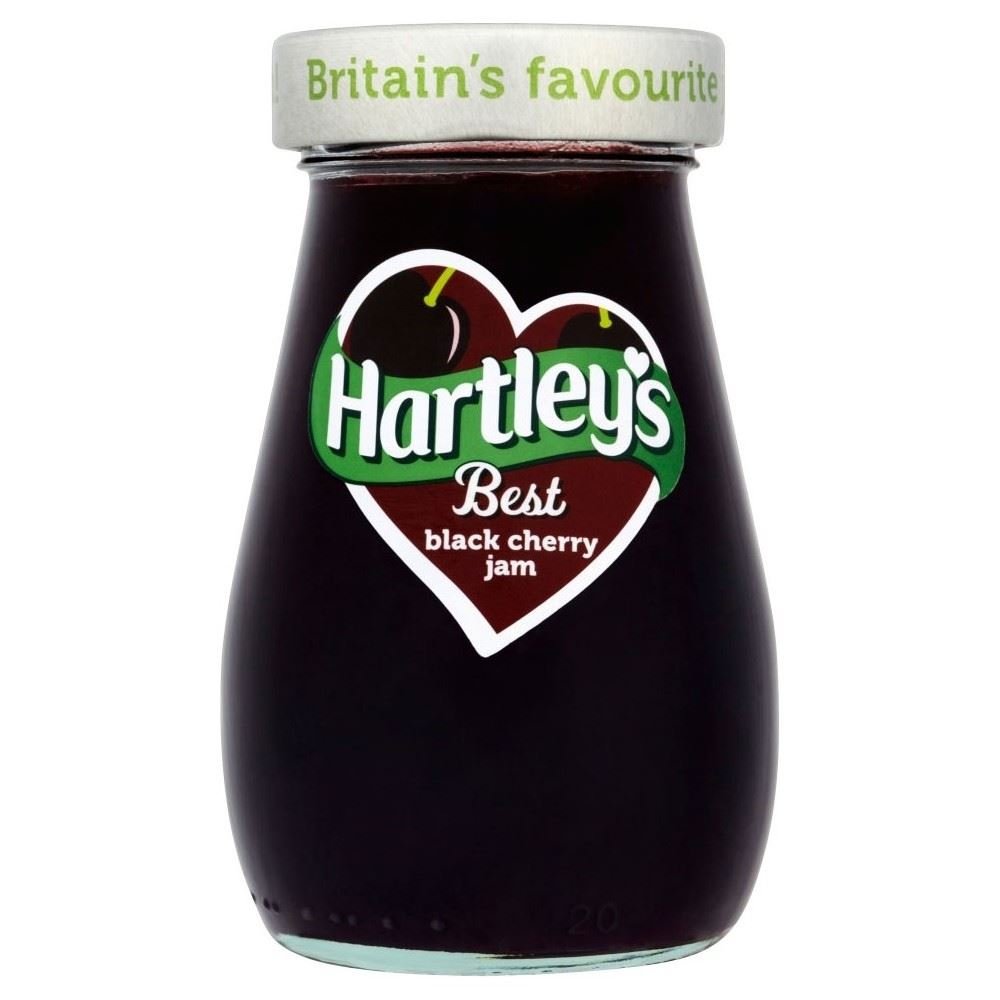 Hartley's Best Black Cherry Jam (340g) - Pack of 2