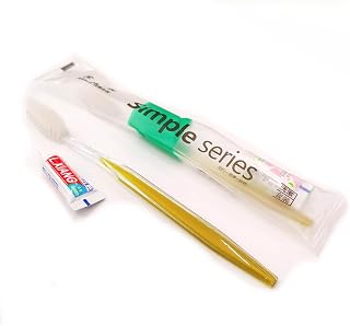 Zahnbürsten-Zahnpasta-Reise-Set, 10 Sets, gold